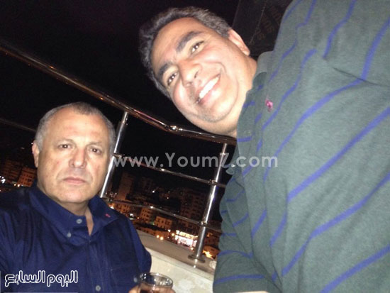 أبو ريدة مع مجاهد فى حفل إفطار دمياط  -اليوم السابع -7 -2015
