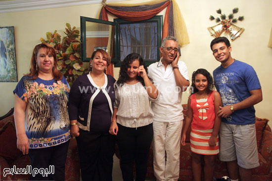 عائلة مريم وفرحتهم بها -اليوم السابع -7 -2015