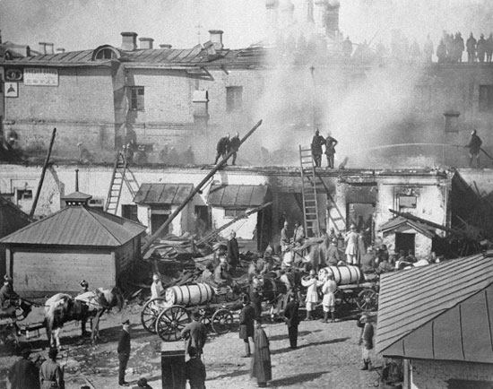 حريق فى موسكو عام 1871 -اليوم السابع -7 -2015