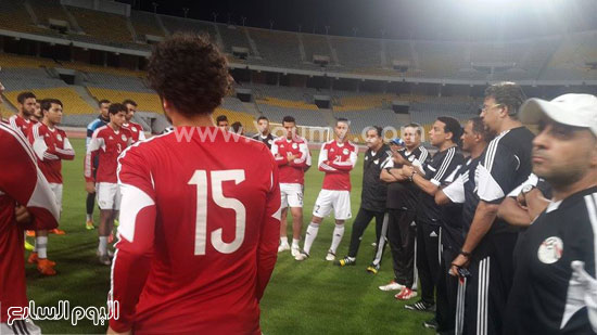 البدرى يركز مع لاعبى المنتخب على استثمار الفرص التهديفية -اليوم السابع -7 -2015 البدرى يركز مع لاعبى المنتخب على استثمار الفرص التهديفية -اليوم السابع -7 -2015