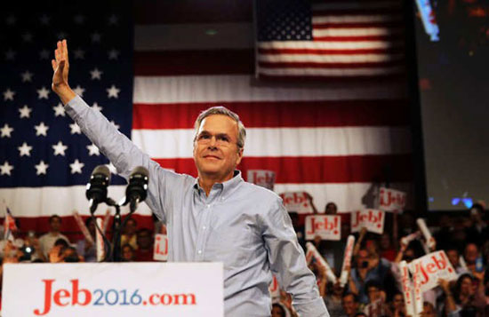 	المرشح جيب بوش (62 عاما) حاكم فلوريدا الأسبق  -اليوم السابع -7 -2015