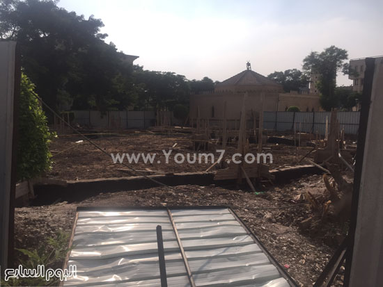 	أعمال الحفر للبدء فى بناء المسجد الجامع بالحرم -اليوم السابع -7 -2015