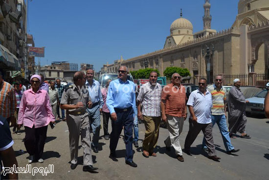 محافظ الغربية يتفقد ميدان السيد البدوي -اليوم السابع -7 -2015