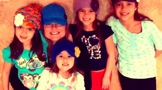دايموند قبل وفاتها مع بناتها الأربعة  -اليوم السابع -7 -2015