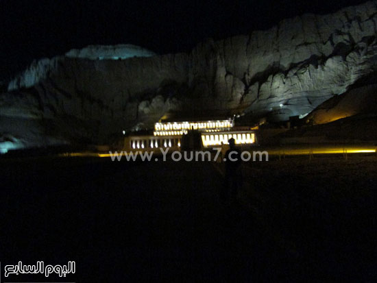 الدير البحرى يعمل بالإضاءة الليلية -اليوم السابع -7 -2015