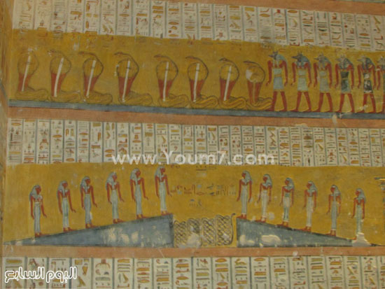 تحفة فرعونية بمقبرة وادى الملوك ليلاً -اليوم السابع -7 -2015