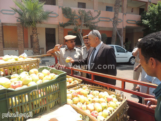  مدير الأمن يتفقد الطعام المقدم للمجندين بقوات الأمن -اليوم السابع -7 -2015