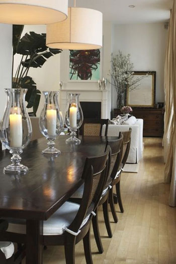 يمكن تزيين طاولة السفرة بالشموع للاستمتاع بعشاء رومانسى -اليوم السابع -7 -2015