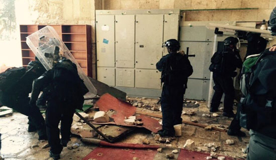 انتهاكات قوات الاحتلال للمسجد الأقصى -اليوم السابع -7 -2015