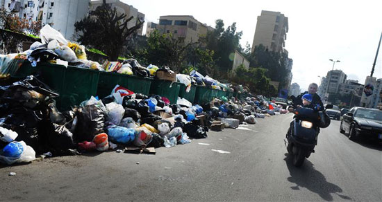 الأزمة تجتاح شوارع بيروت  -اليوم السابع -7 -2015