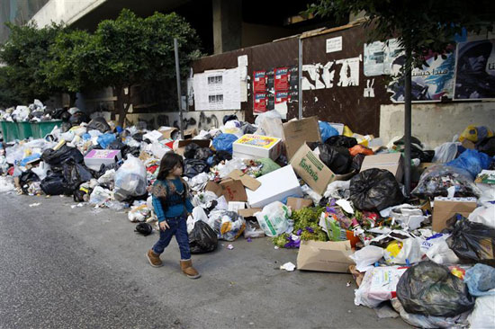 	القمامة تملأ الشوارع -اليوم السابع -7 -2015