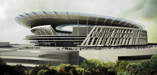 شكل الملعب الجديد لروما -اليوم السابع -7 -2015