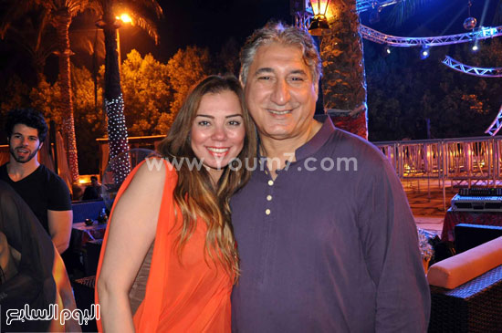 	شريف عبد المنعم وحرمه -اليوم السابع -7 -2015