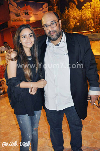 د. حاتم حافظ وكريمته -اليوم السابع -7 -2015