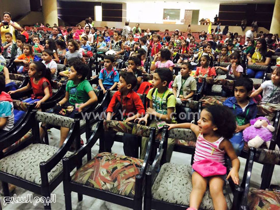  الأطفال يحتفلون ببانوراما الطفولة -اليوم السابع -7 -2015