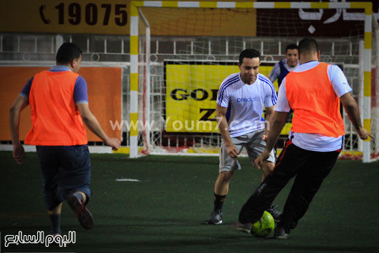  إبراهيم حسان يترقب الكرة  -اليوم السابع -7 -2015