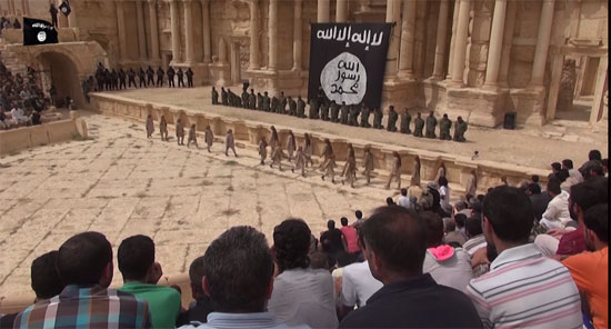 أكثر من 25 شخصا مقيدا بيد داعش -اليوم السابع -7 -2015