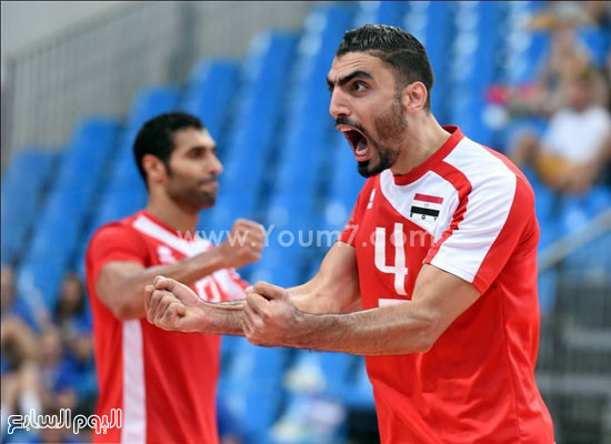 حماس أحمد صلاح أثناء المباراة -اليوم السابع -7 -2015