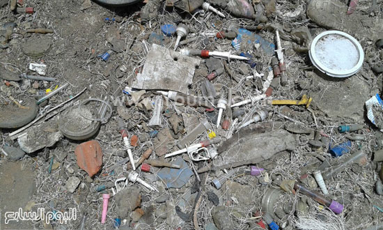 القمامة تحتوى على نفايات المستشفيات  -اليوم السابع -7 -2015