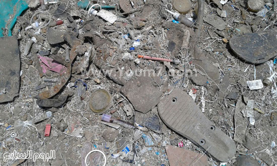 القمامة بها نفايات المستشفيات الضارة  -اليوم السابع -7 -2015