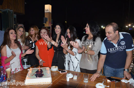 نبيله عبيد تحتفل بعيد ميلاد أميرة هانى  -اليوم السابع -7 -2015
