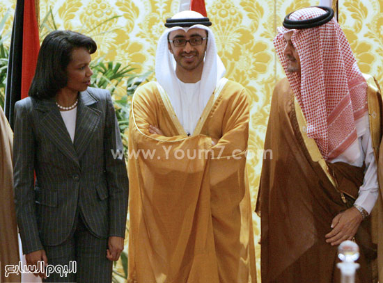 سعود الفيصل وعبد الله بن زايد وزير خارجية الإمارات -اليوم السابع -7 -2015