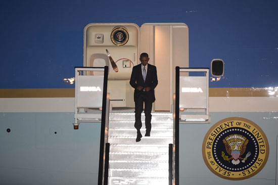 أوباما يصل إلى اسبانيا فى زيارة رسمية (2)