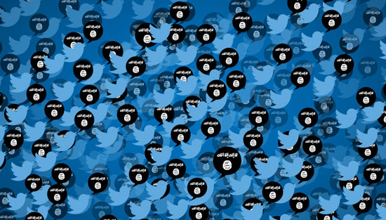 محاربة داعش على تويتر
