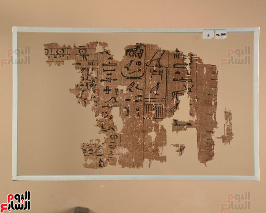ننفرد بنشر صور برديات الملك خوفو قبل عرضها لأول مرة بالمتحف المصرى (2)