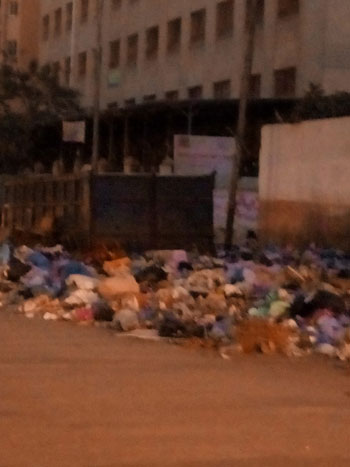 شوارع ميامى بالإسكندرية تمتلئ بالقمامة فى ظل غياب المسئولين (2)