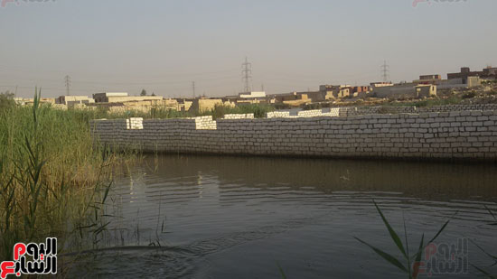 قرية الأمل وعزبة مبارك تغرق فى مياه الصرف الصناعى (7)