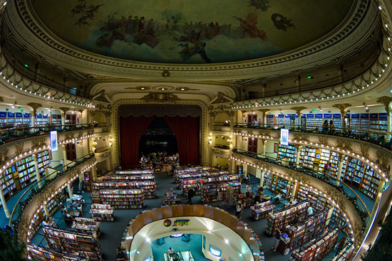 مسرح عمره 100 عام يتحول إلى مكتبة رائعة بمدينة بوينس أيرس فى الأرجنتين (2)