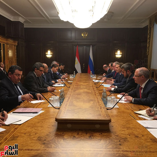 على عبد العال يلتقى رئيس الدوما الروسى بموسكو بحضور وفد برلمانى مصرى (1)