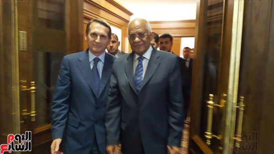 على عبد العال يلتقى رئيس الدوما الروسى بموسكو بحضور وفد برلمانى مصرى (5)