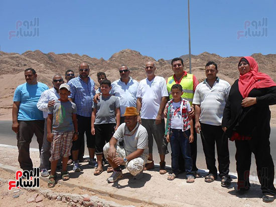 تنظيف الشواطئ بجنوب سيناء خلال مبادرة حلوة يا بلدى (4)