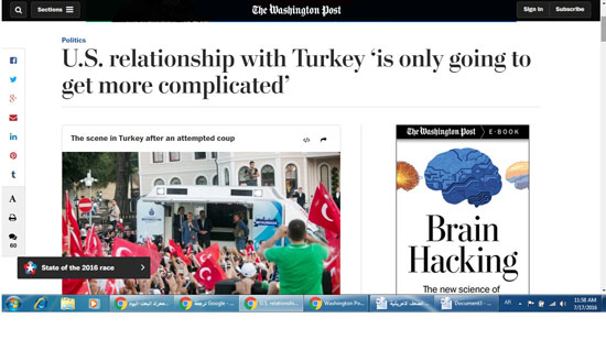 واشنطن-بوست-العلاقات-الأمريكية-التركية-ستصبح-أكثر-تعقيدا-بعد-حركة-الجيش