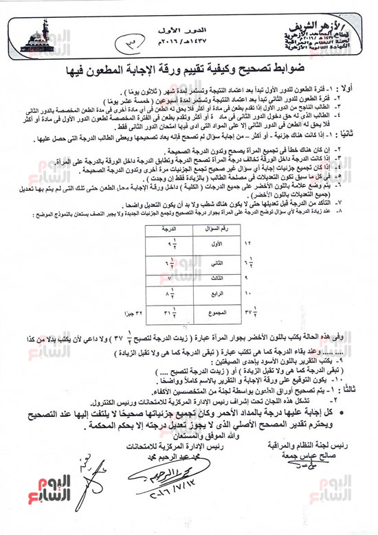 الأزهر-يعلن-فتح-باب-التظلمات-للثانوية-من-الثلاثاء-المقبل-ولمدة-شهر-(2)