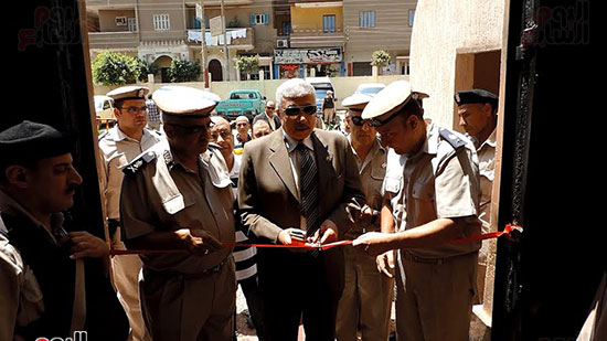 نبيل عبد الفتاح مدير أمن الغربية يفتتح قسم شرطة زفتى (1)