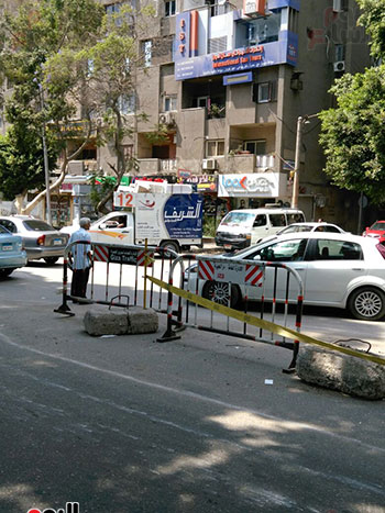 المرور استكمال أعمال غلق شارع أحمد عرابى بسبب مترو الأنفاق (1)