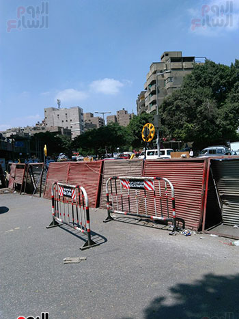 المرور استكمال أعمال غلق شارع أحمد عرابى بسبب مترو الأنفاق (11)