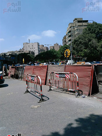 المرور استكمال أعمال غلق شارع أحمد عرابى بسبب مترو الأنفاق (4)