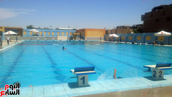 حمام السباحة الأوليمبى الجديد بالأقصر (1)