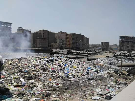 القمامة بشارع جمال عبد الناصر (2)