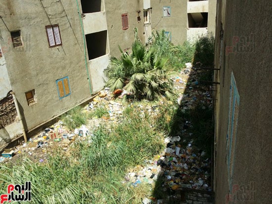 أهالى مساكن الكويزات بجرجا يعانون من مياه الصرف الصحى (13)