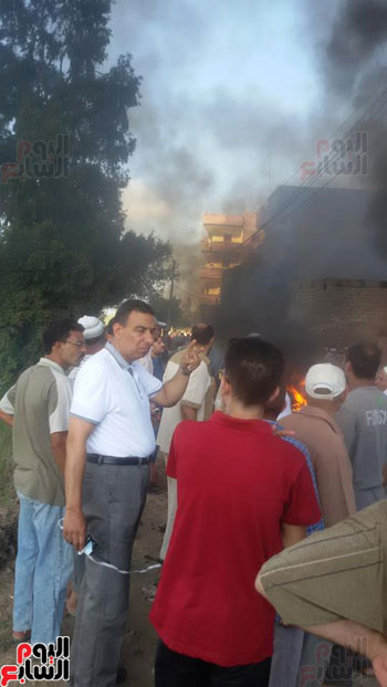 إخماد حريق شب فى مصنع بفوه فى كفر الشيخ (3)