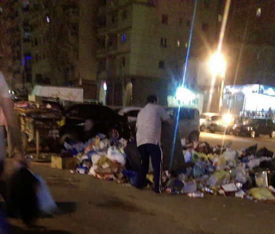 القمامة-فى-شارع-محمد-نجيب-بالإسكندرية-(3)