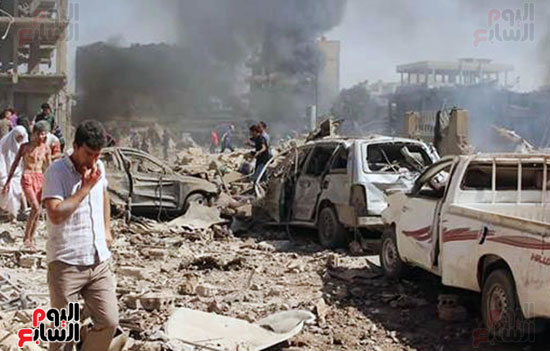 أنفجار بالقرب من مقر القوات الكردية فى سوريا  (3)