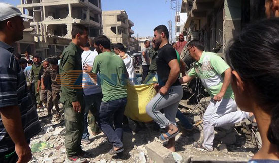 أنفجار بالقرب من مقر القوات الكردية فى سوريا  (4)