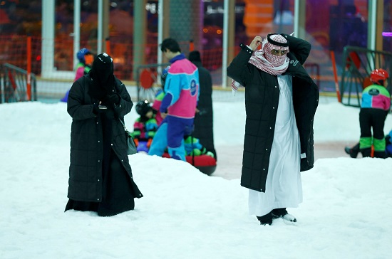 مدينة الثلج فى السعودية (4)
