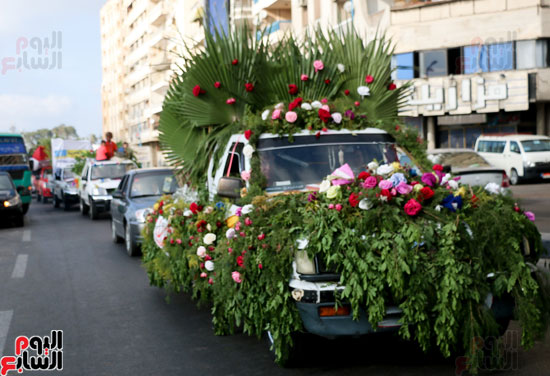 1محافظة الإسكندرية تستعد لانطلاق موكب الزهور احتفالا بالعيد القومى (3)